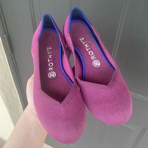Rothy’s Magenta Flats Size 8.5